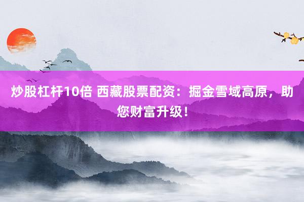 炒股杠杆10倍 西藏股票配资：掘金雪域高原，助您财富升级！